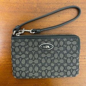Black Coach Wallet / Clutch